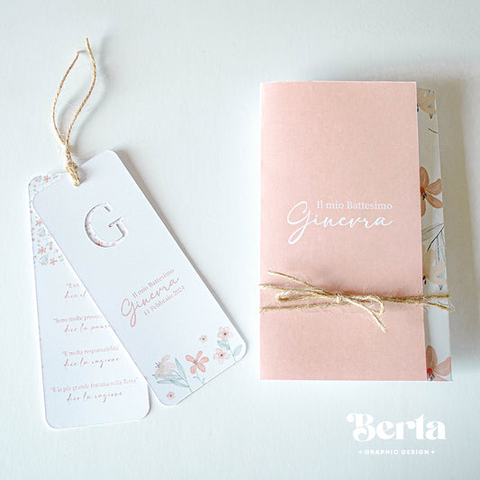 Set invito e segnaposto primavera